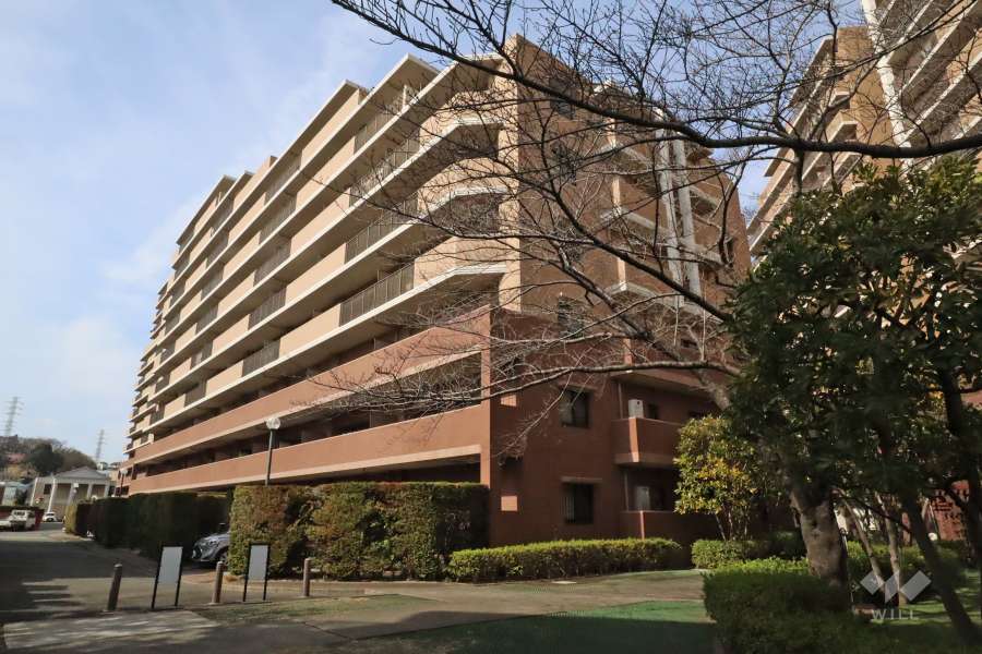 メイフェアパークス溝の口Ｄ棟の外観(南東側から)