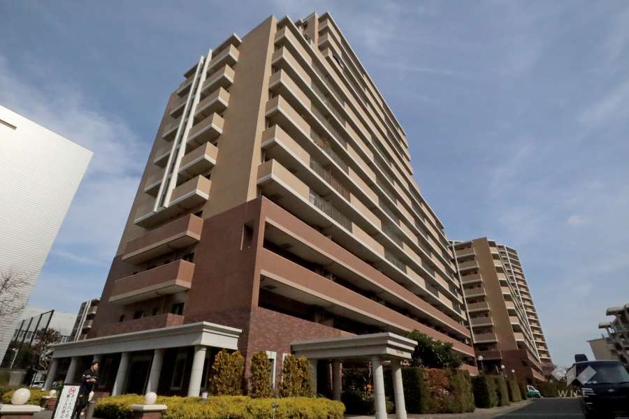 メイフェアパークス溝の口E棟の外観(南西側から)