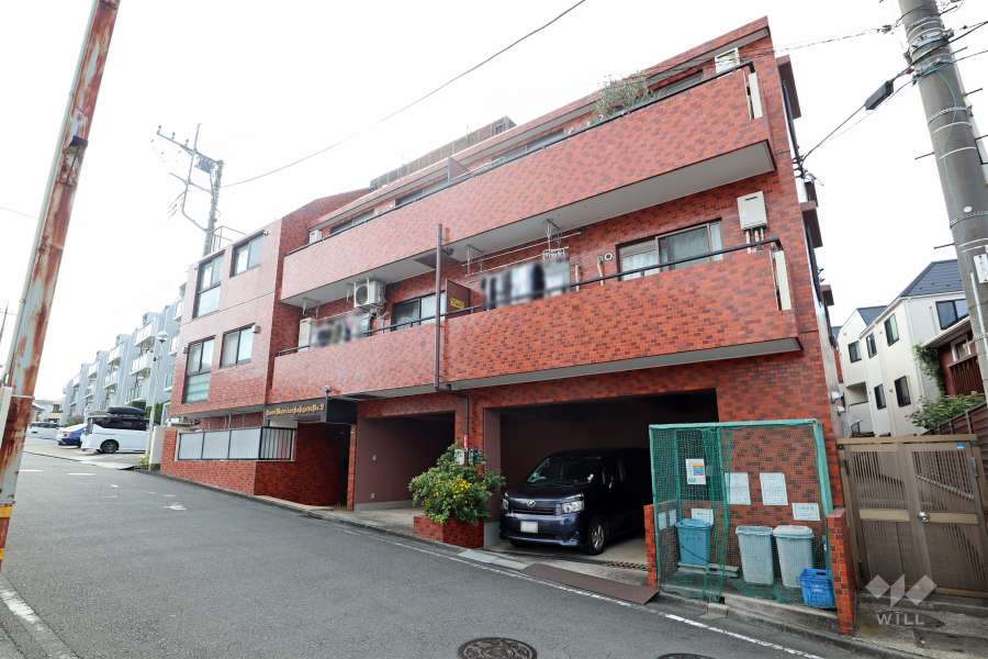 ライオンズマンション梶ヶ谷第２の外観（北東側から）