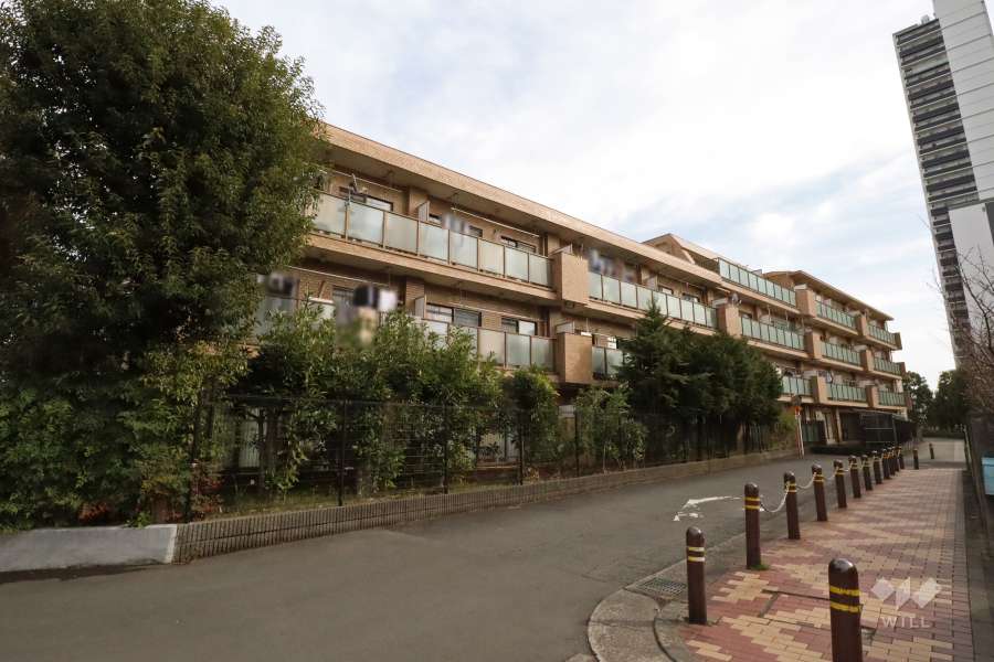 パールマンション溝の口の外観(北西側から)