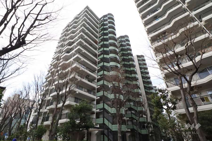 パークシティ溝の口A棟の外観(南東側から)