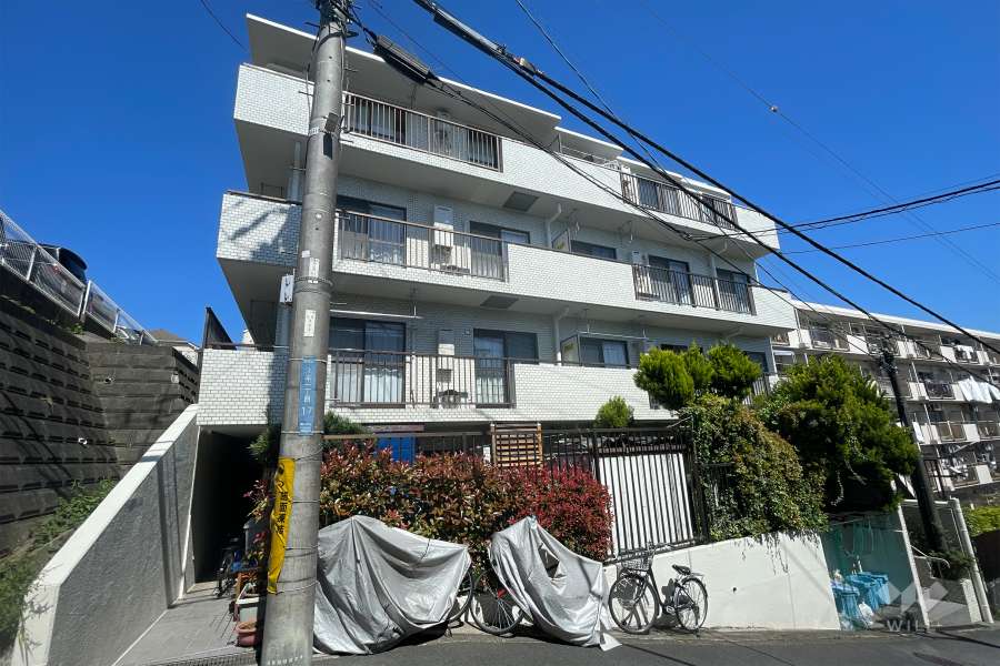 扶桑ハイツ溝の口の外観（南側から）