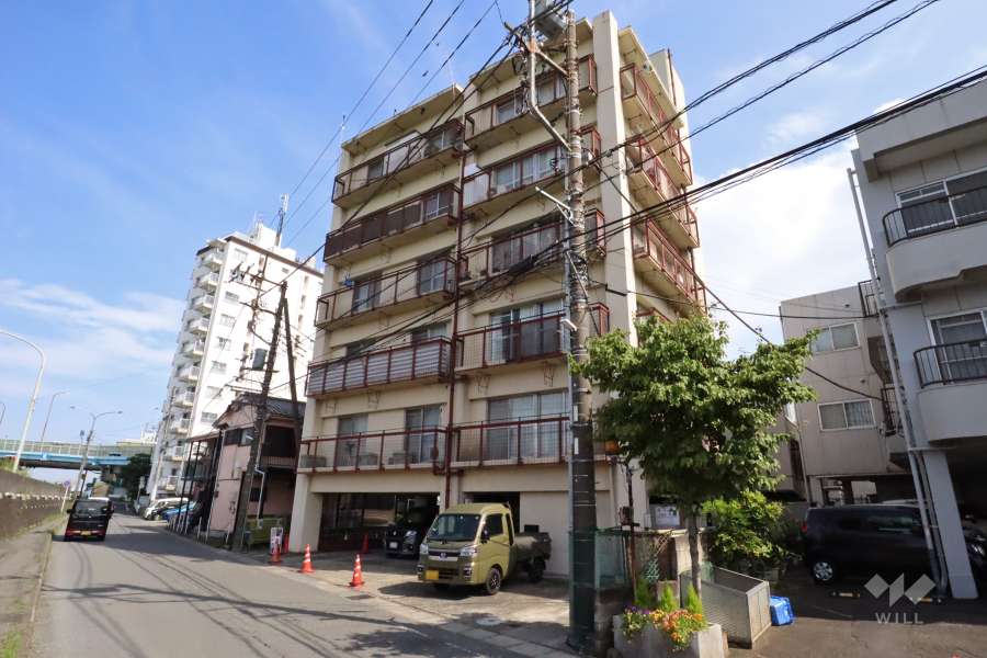 サンコーポたまがわの外観(北西側から)