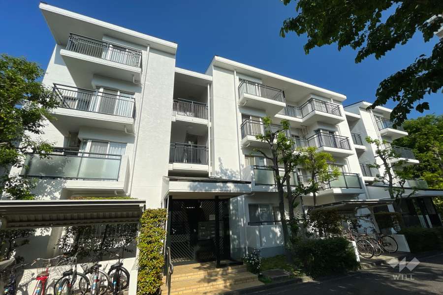 パークシティ溝の口I号棟の外観（南東側から）