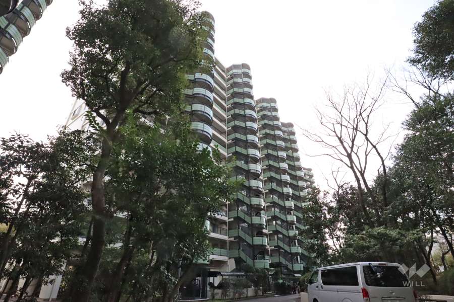 パークシティ溝の口E棟の外観(北東側から）