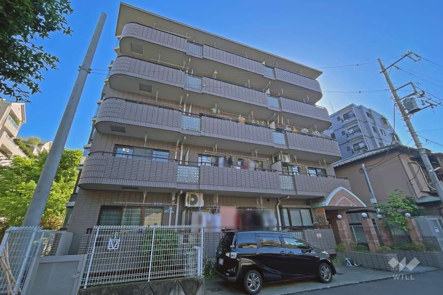 アーバンコート溝の口の外観（北西側から）