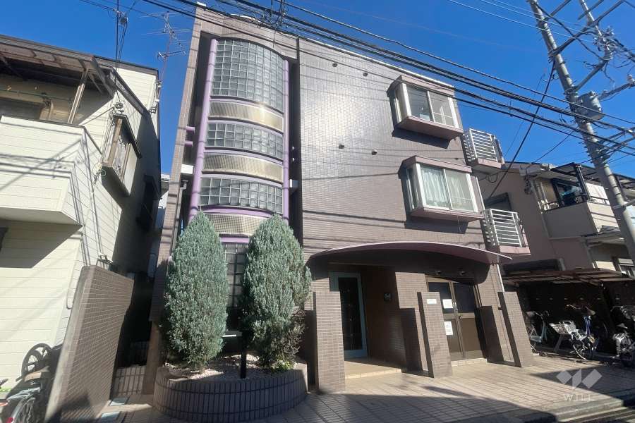 フューレ元住吉の外観（南西側から）　