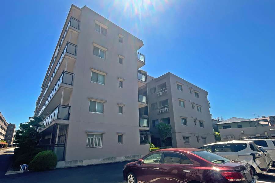 宮崎台北パークホームズの外観（北東側から）