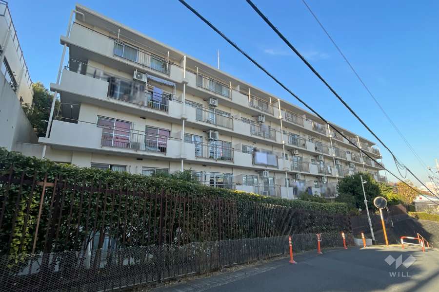 ハイネス溝の口の外観（南西側から）