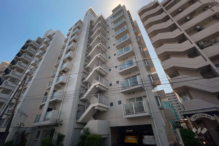 ニックハイム二子玉川園の外観（北西側から）