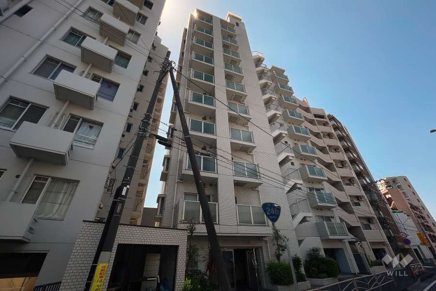 ニックハイム二子玉川園の外観（北東側から）