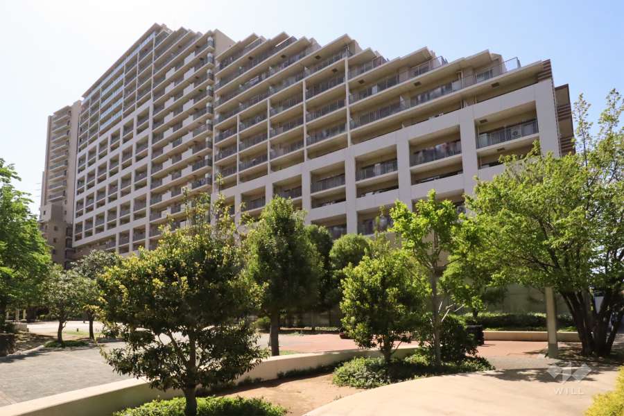 溝の口ガーデンアクアスアクアウィング（Ｂ棟）の外観(東側)