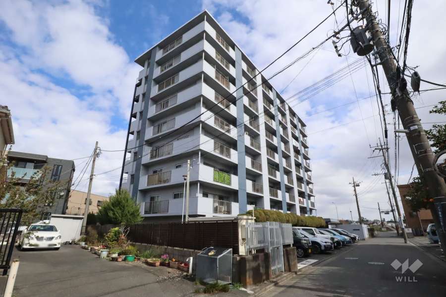 東建多摩川マンションの外観(南側から)