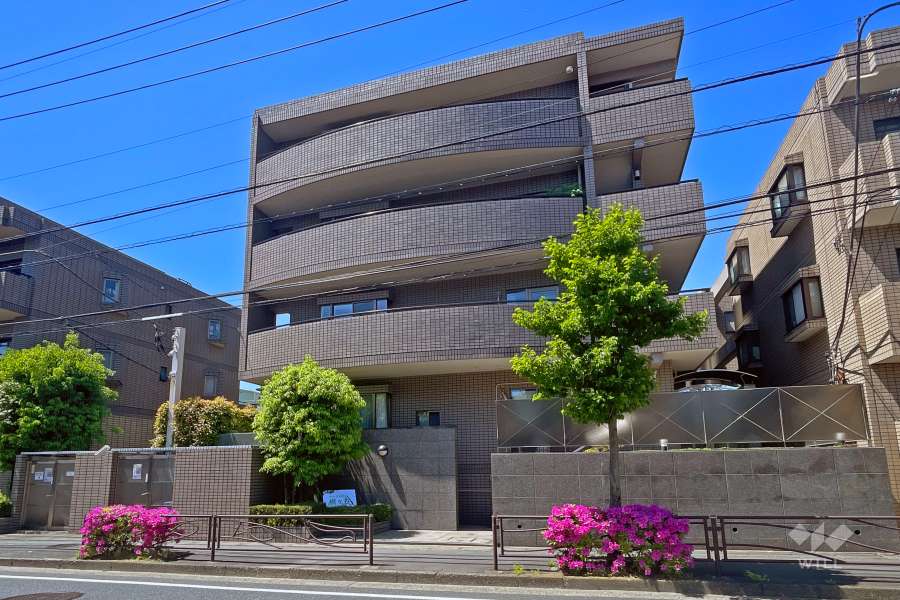 バースシティー梶ヶ谷弐番館の外観（北東側から）