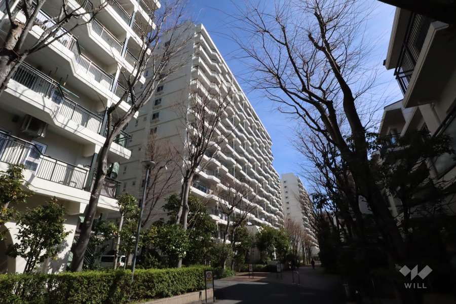 パークシティ溝の口B棟の外観(南西側から)