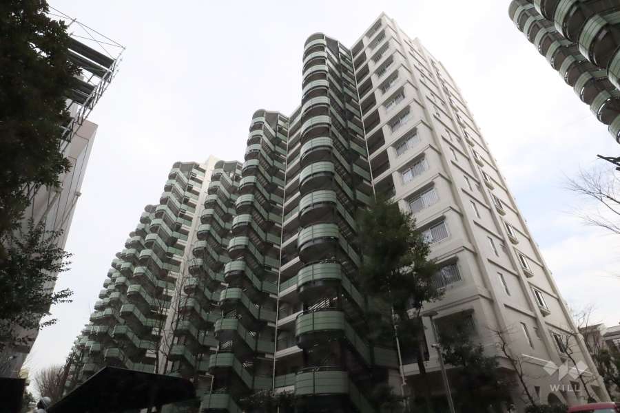 パークシティ溝の口B棟の外観(北西側から)