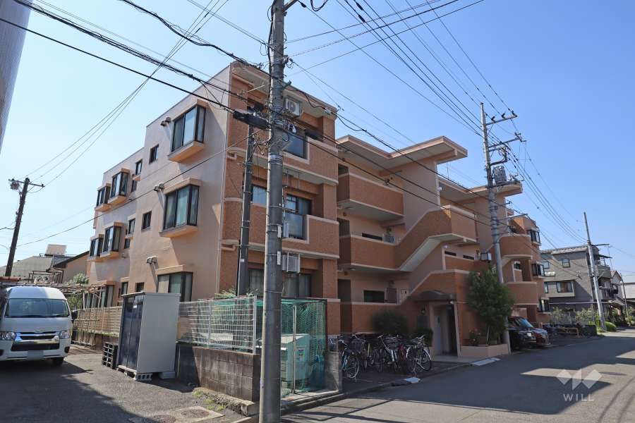 ホーユウパレス溝の口の外観（北東側から）