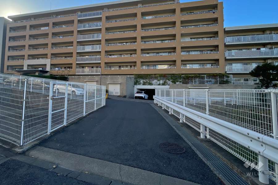 敷地東側の前面道路