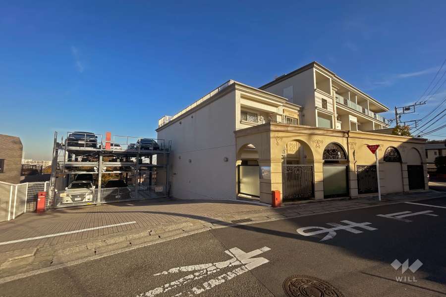 バースシティ溝の口ティアラの外観（北西側から）