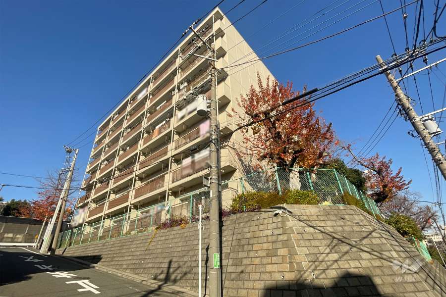 梶ケ谷住宅の外観（南東側から）