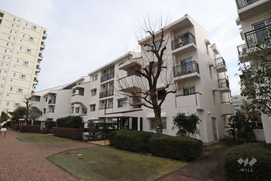 パークシティ溝の口F棟の外観(北西側から）