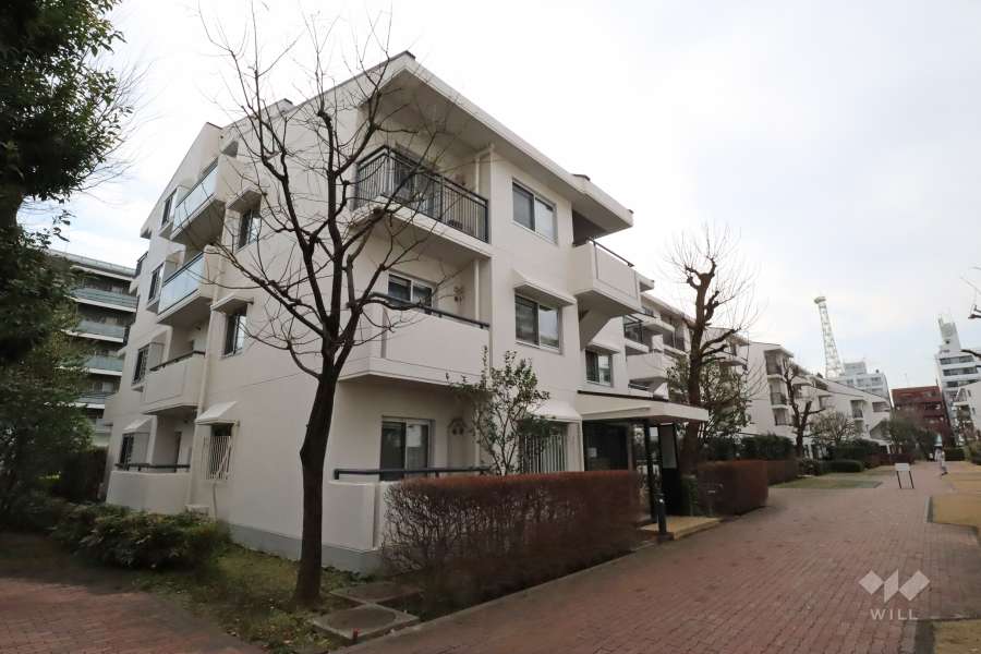 パークシティ溝の口F棟の外観(北東側から）