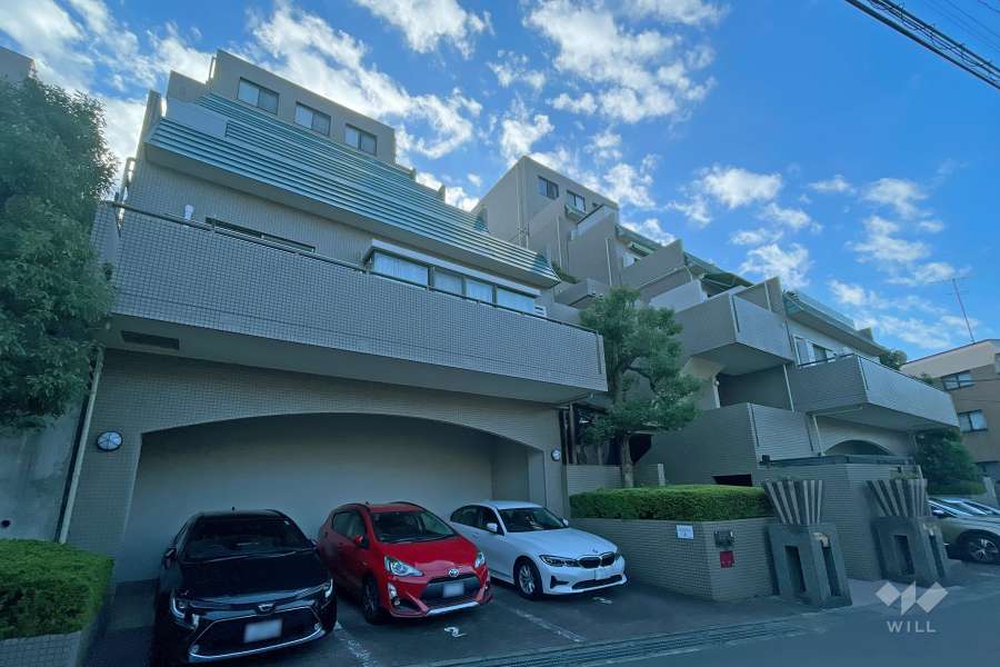 バースシティ溝の口プラザBの外観（北西側から）