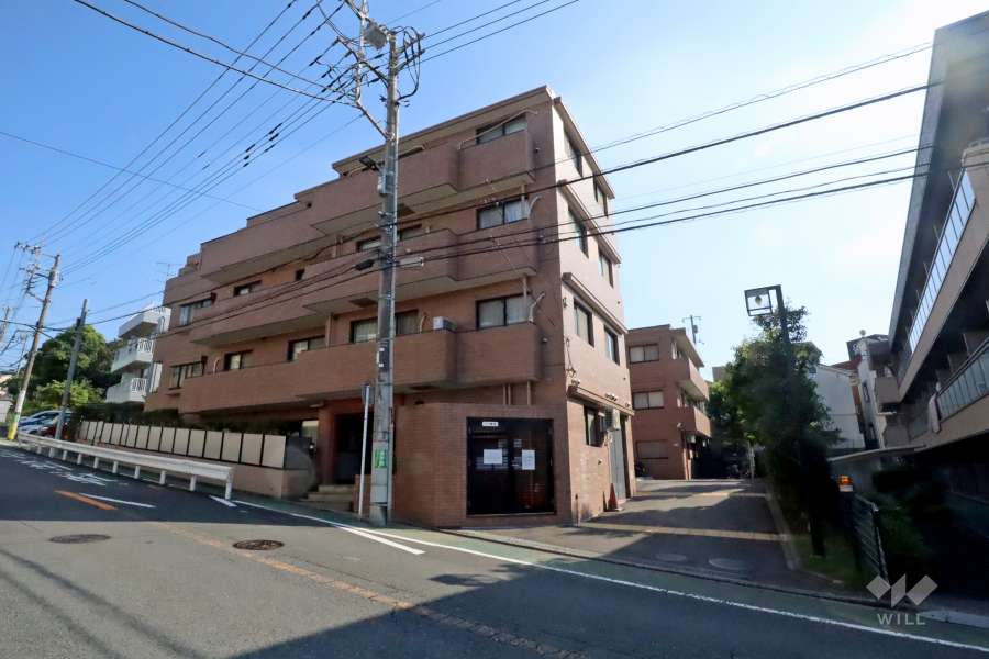 梶が谷ビューハイツの外観(北側から)