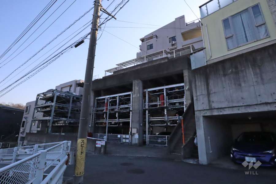 ニューウェルテラス元住吉A棟の外観（北側から）