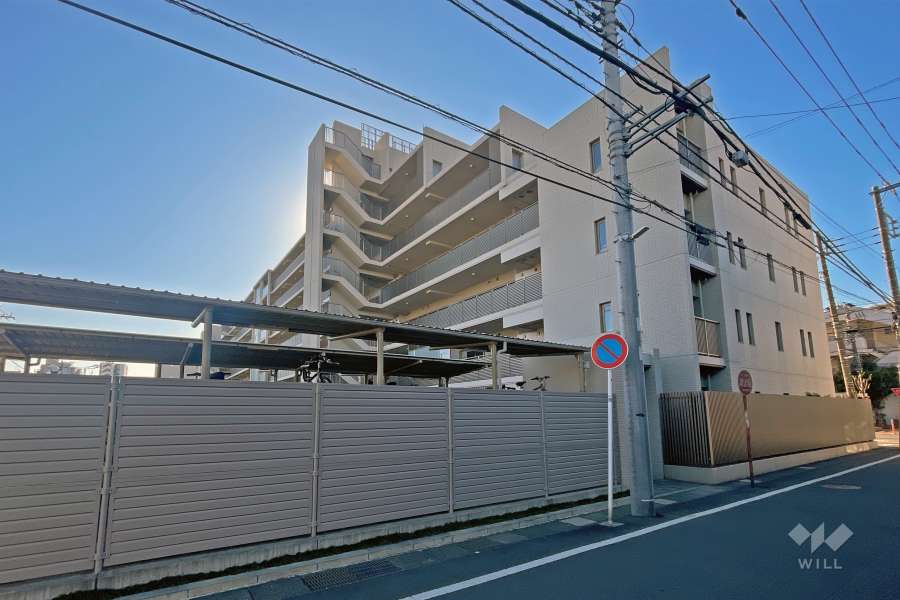 プレミスト溝の口の外観（北側から）