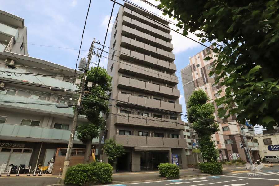 ルーブル高津の外観(南西側)