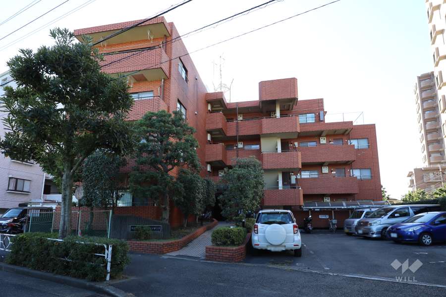 北見方多摩川レジデンスの外観（北側から）