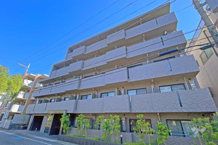 ルーブル溝の口伍番館の外観（南東側から）