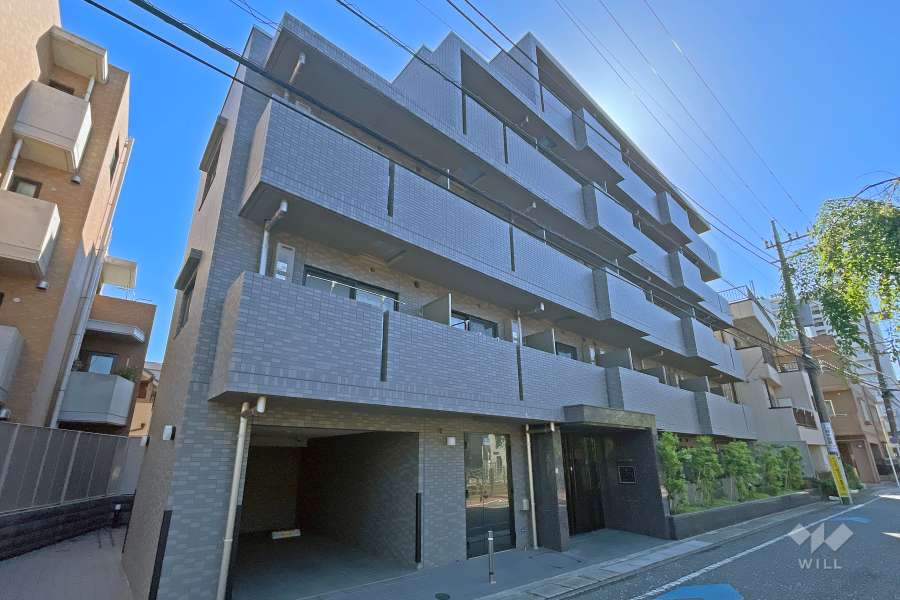 ルーブル溝の口伍番館の外観（南西側から）