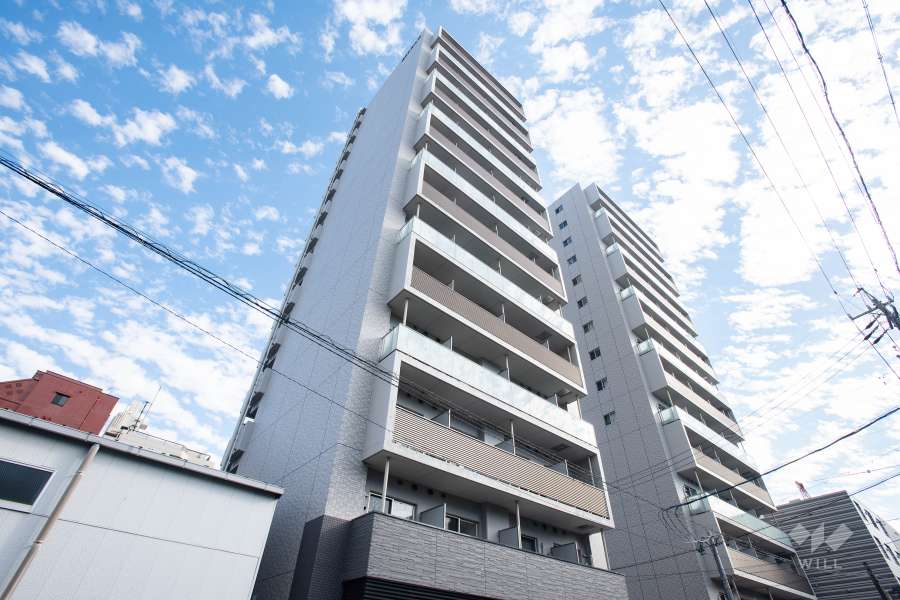 エスリード金山クラッシィの外観（北西側から）