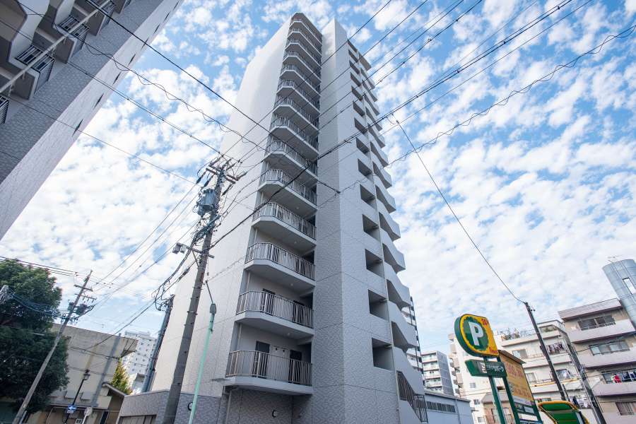 エスリード金山クラッシィの外観（南東側から）