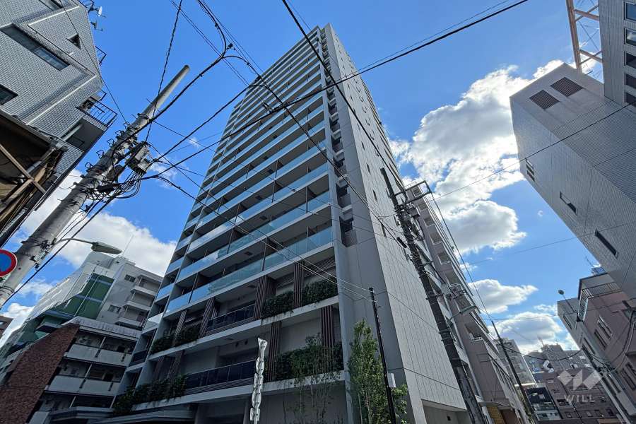 プラウド五反田の外観(北西側から)