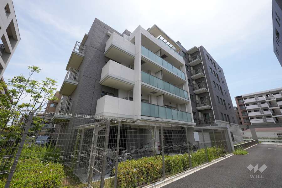 ウェリス門戸厄神レジデンスの外観（北西側から）