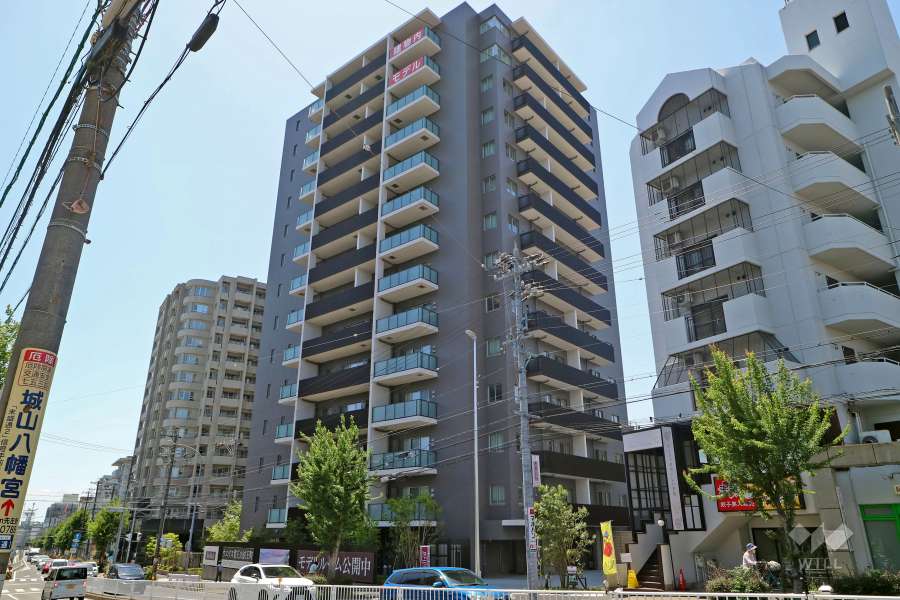 ウエリス覚王山法王町の外観(北東側から)