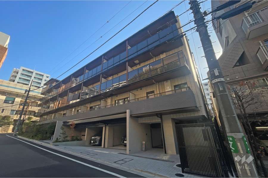 リビオレゾン参宮橋の外観（南西側から）