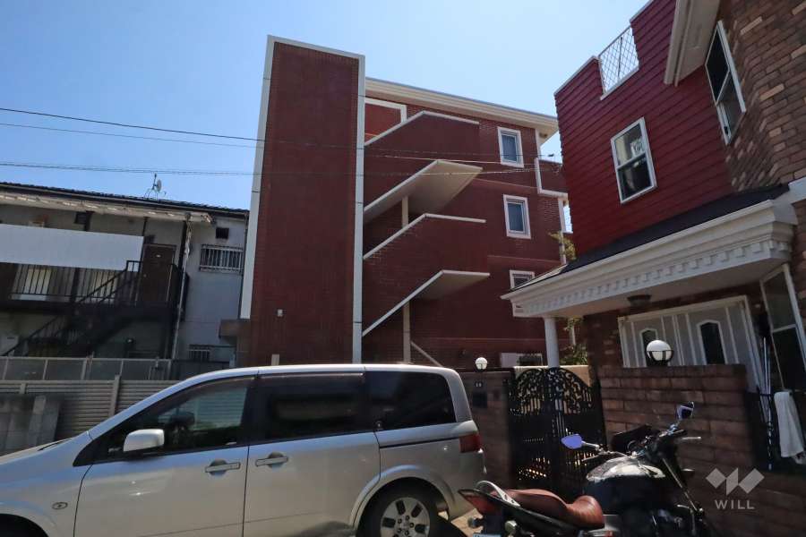 グレイスコート武蔵小杉の外観（北側から）