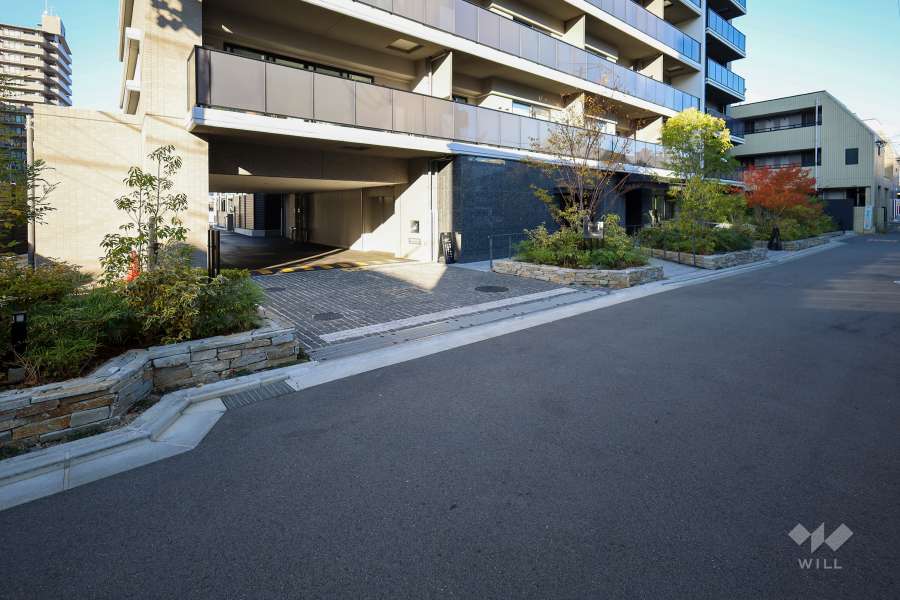 駐車場の出入口