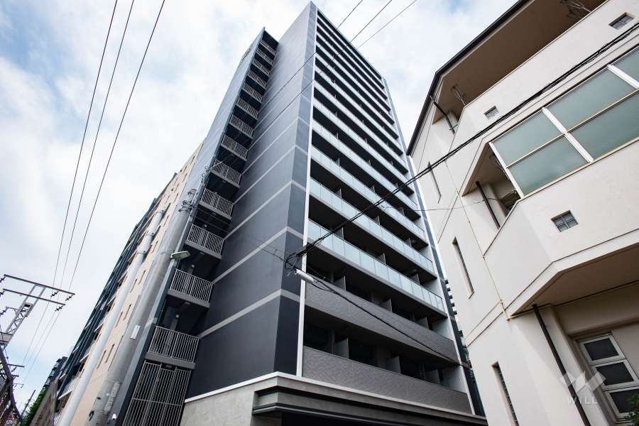 エステムコート名古屋ルノンの外観（南側から）