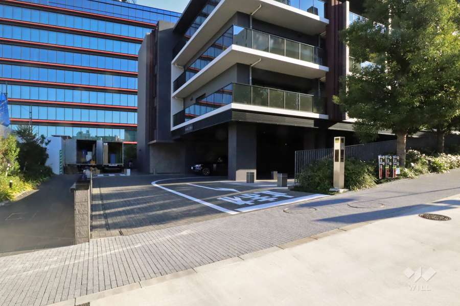 駐車場の出入り口