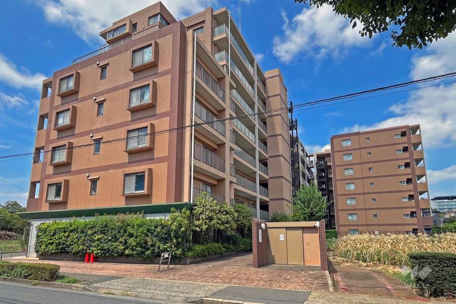 レクセルマンション三鷹の森の外観（南東側から）