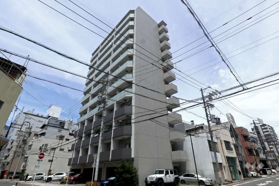エスリード大須デュオの外観（北西側から）