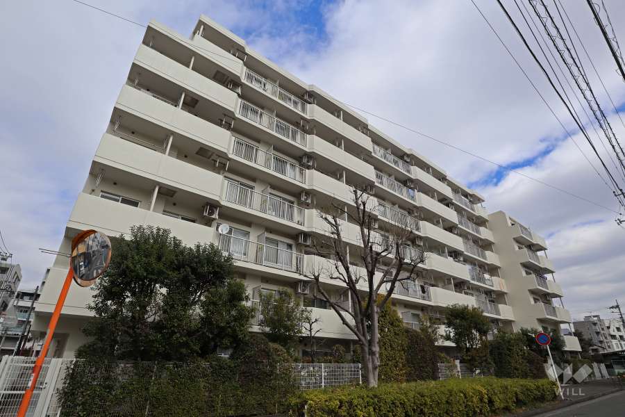 藤和シティコープ高津の外観（南西側から）