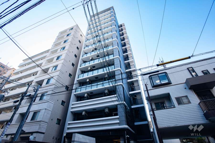 エステムコート名古屋鶴舞シエルの外観（北側から）
