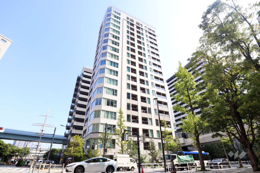 パークホームズ浜松町の外観(北西側から)
