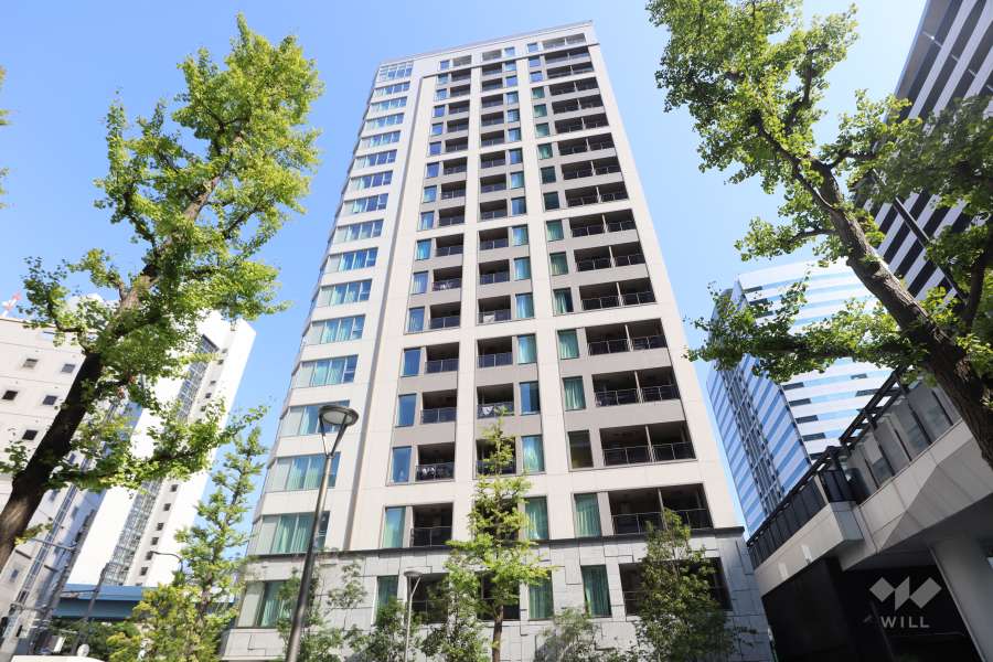 パークホームズ浜松町の外観(西側から)